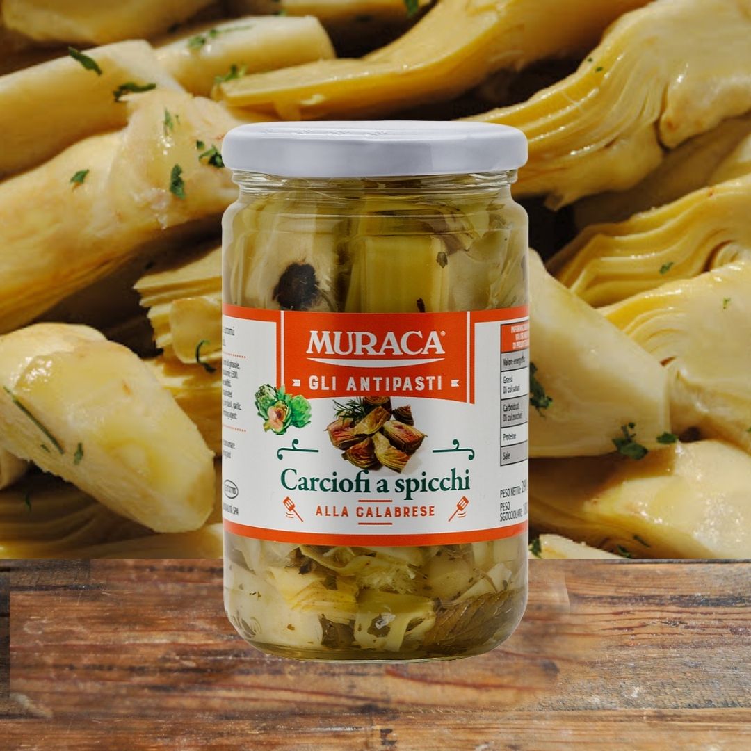 Carciofi a Spicchi Selezionati alla Calabrese Vasetto da 314ml - Nonna Calabrese.it