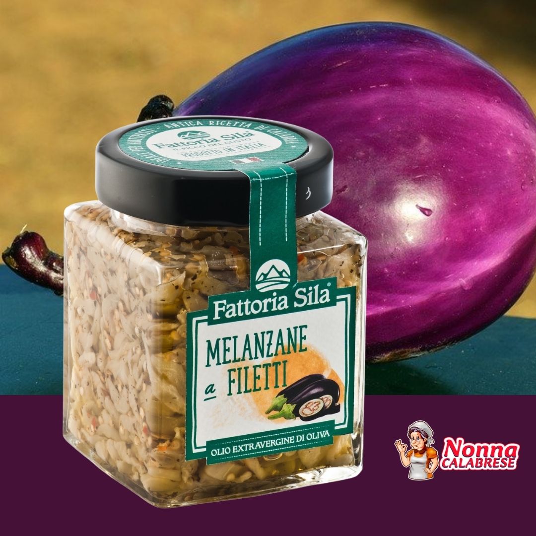 Melanzane a Filetti Sott’olio Artigianali Selezionate 280gr