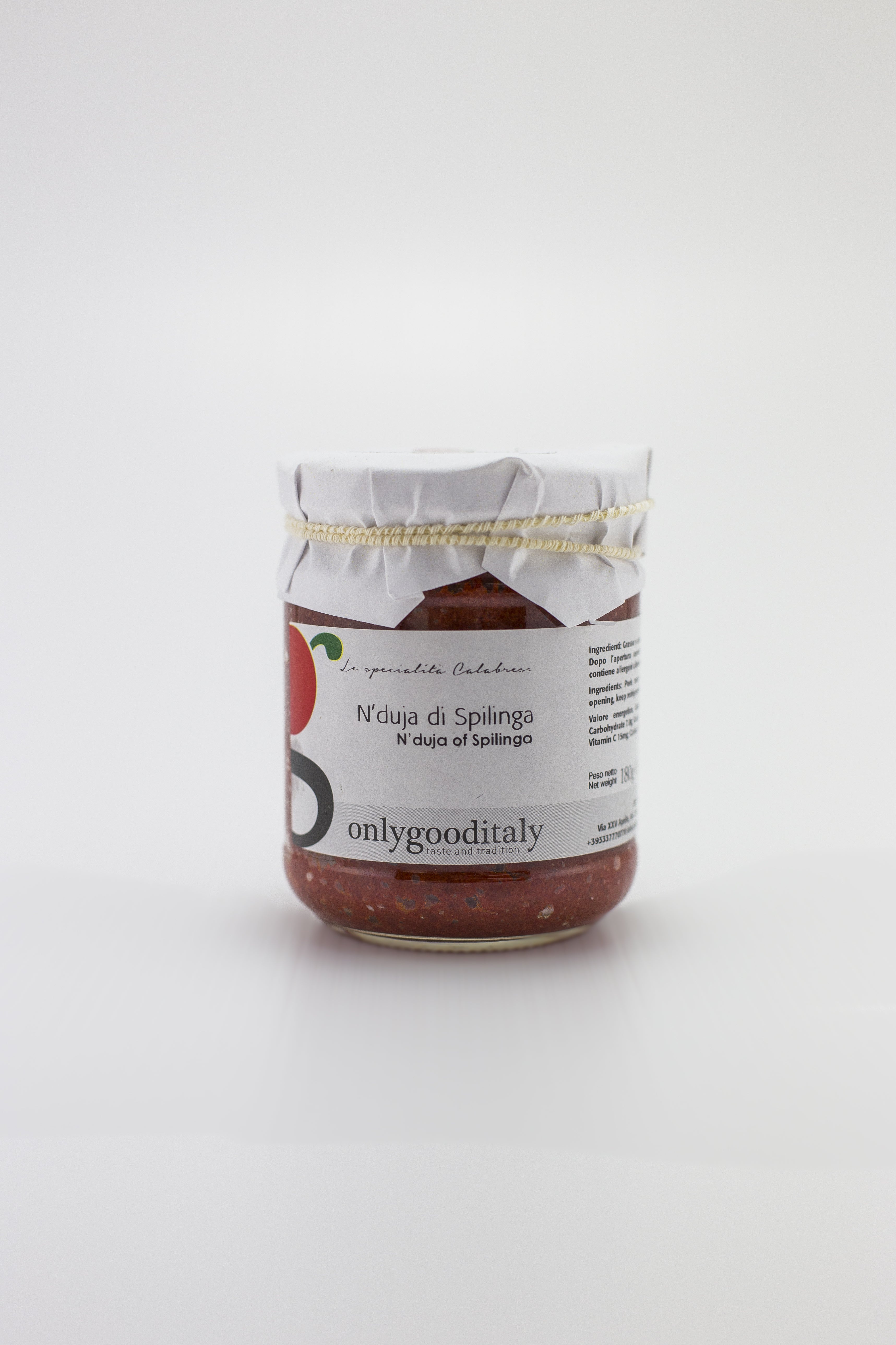 ’Nduja Calabrese di Spilinga originale Artigianale