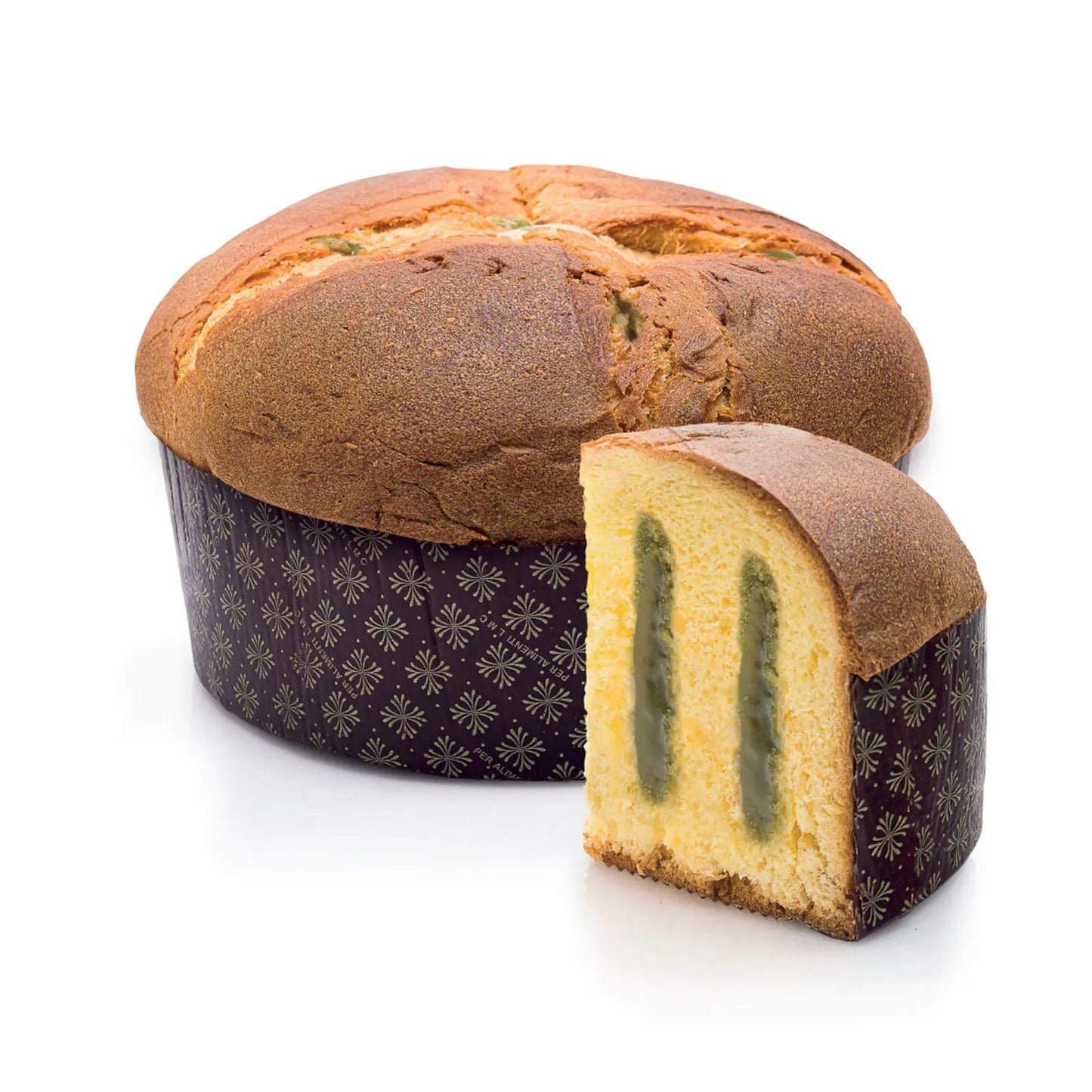 Panettone Artigianale Calabrese con crema al Pistacchio di