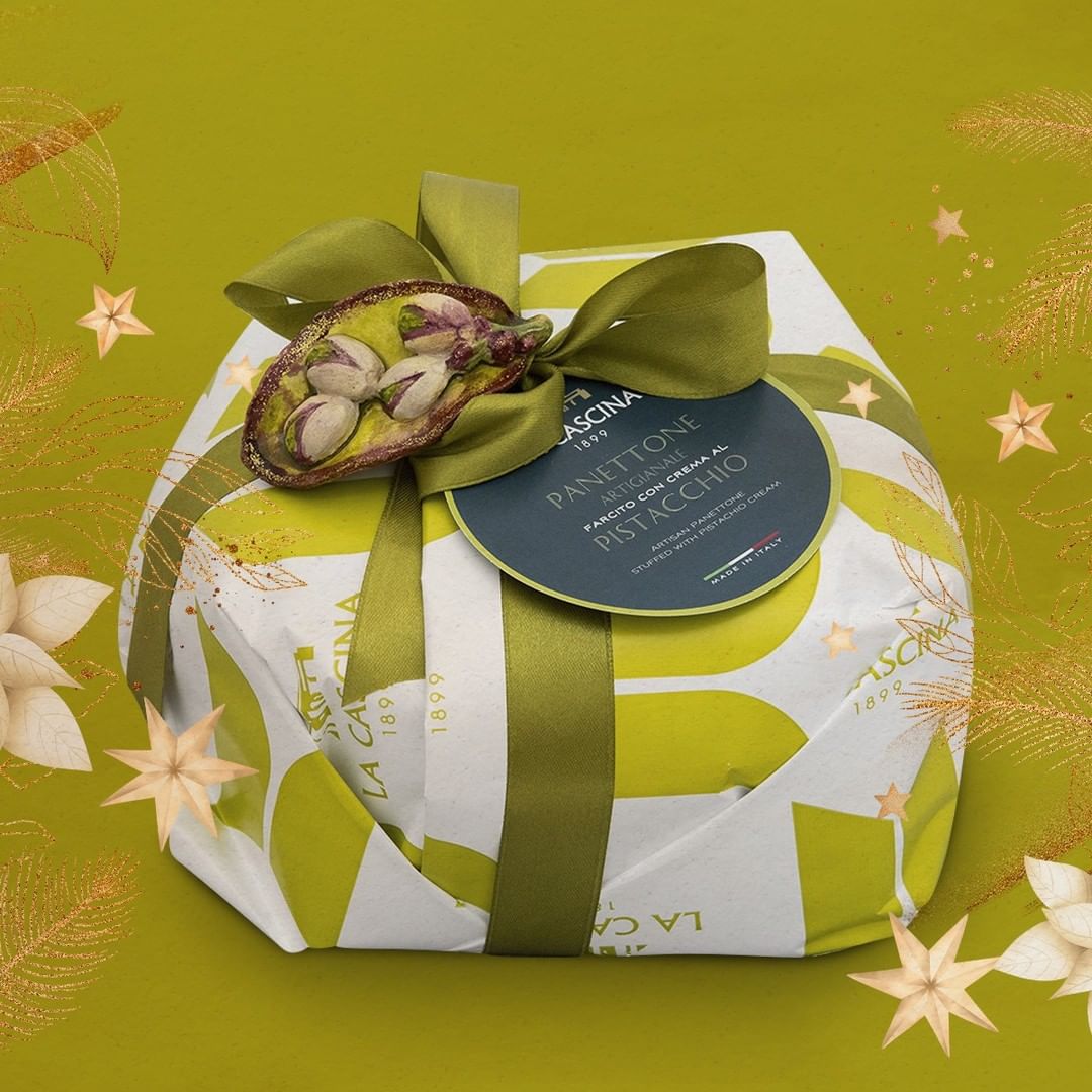 Panettone Artigianale Calabrese con crema al Pistacchio di