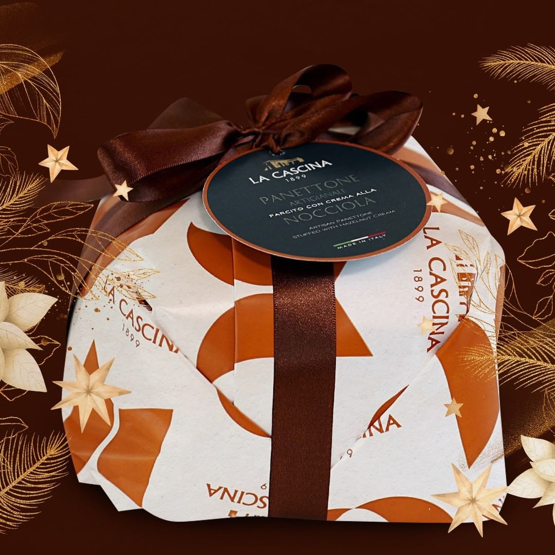 Panettone Artigianale Calabrese con Crema alle Nocciole 1kg