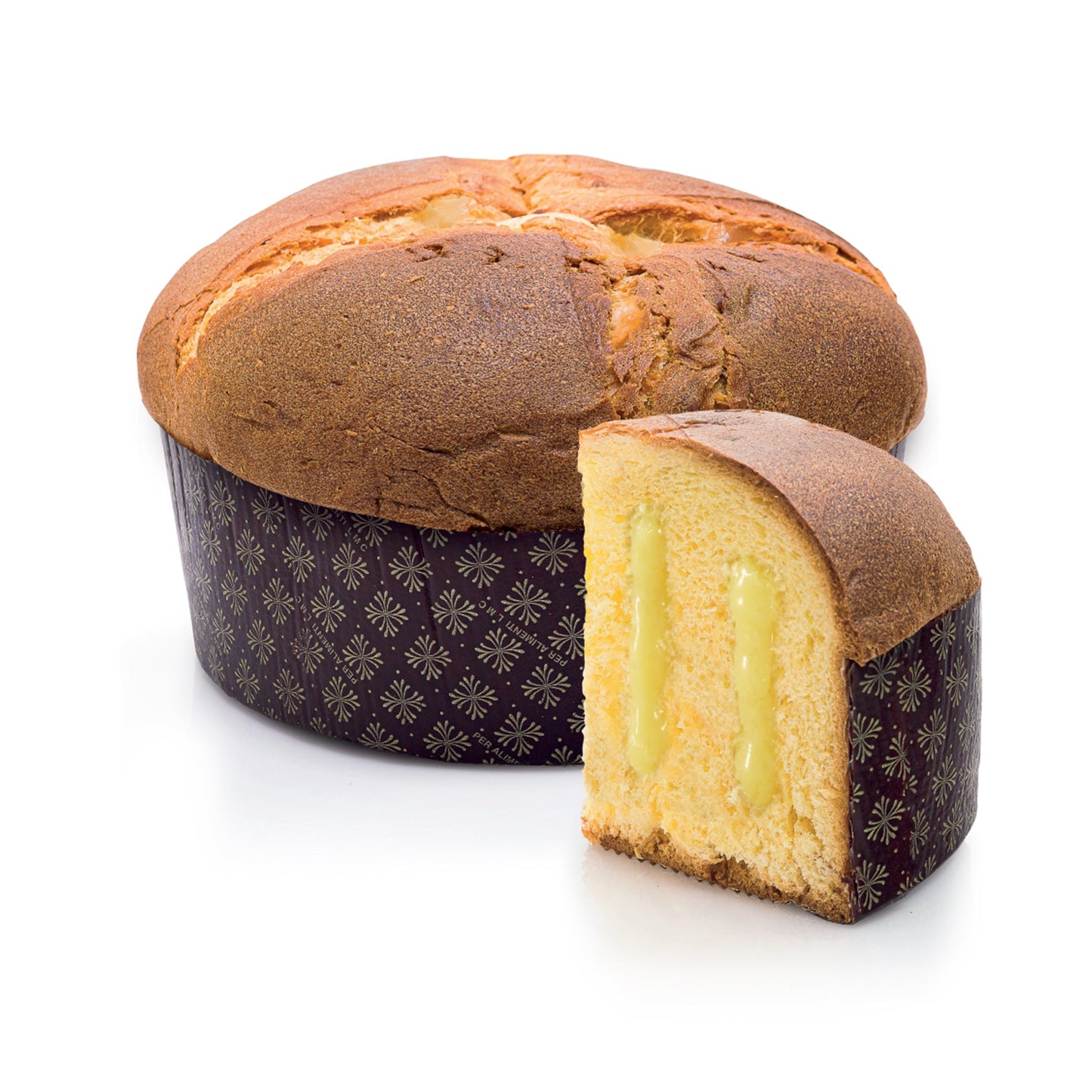 Panettone Artigianale con Crema al Bergamotto di Reggio