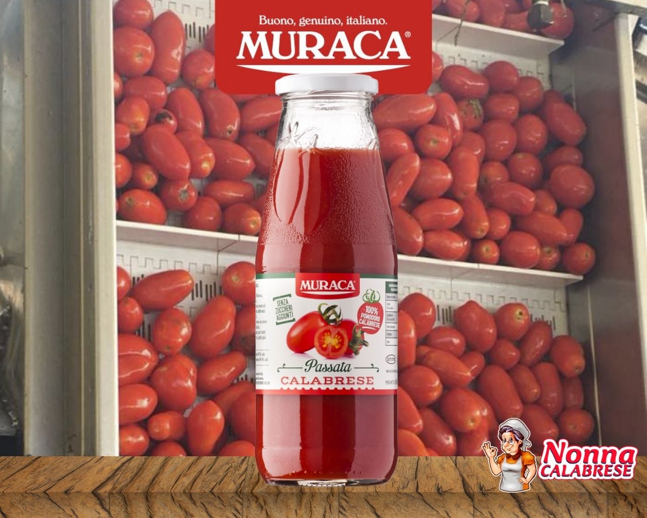 Passata Calabrese con Pomodori Coltivati in Calabria raccolti a mano 720 ml - Nonna Calabrese.it