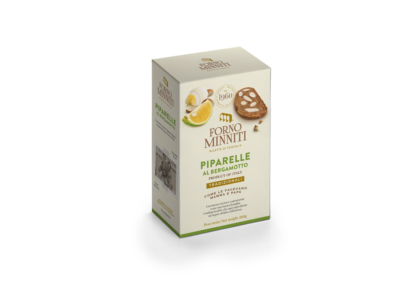 Piparelle al bergamotto 200gr - Dolci