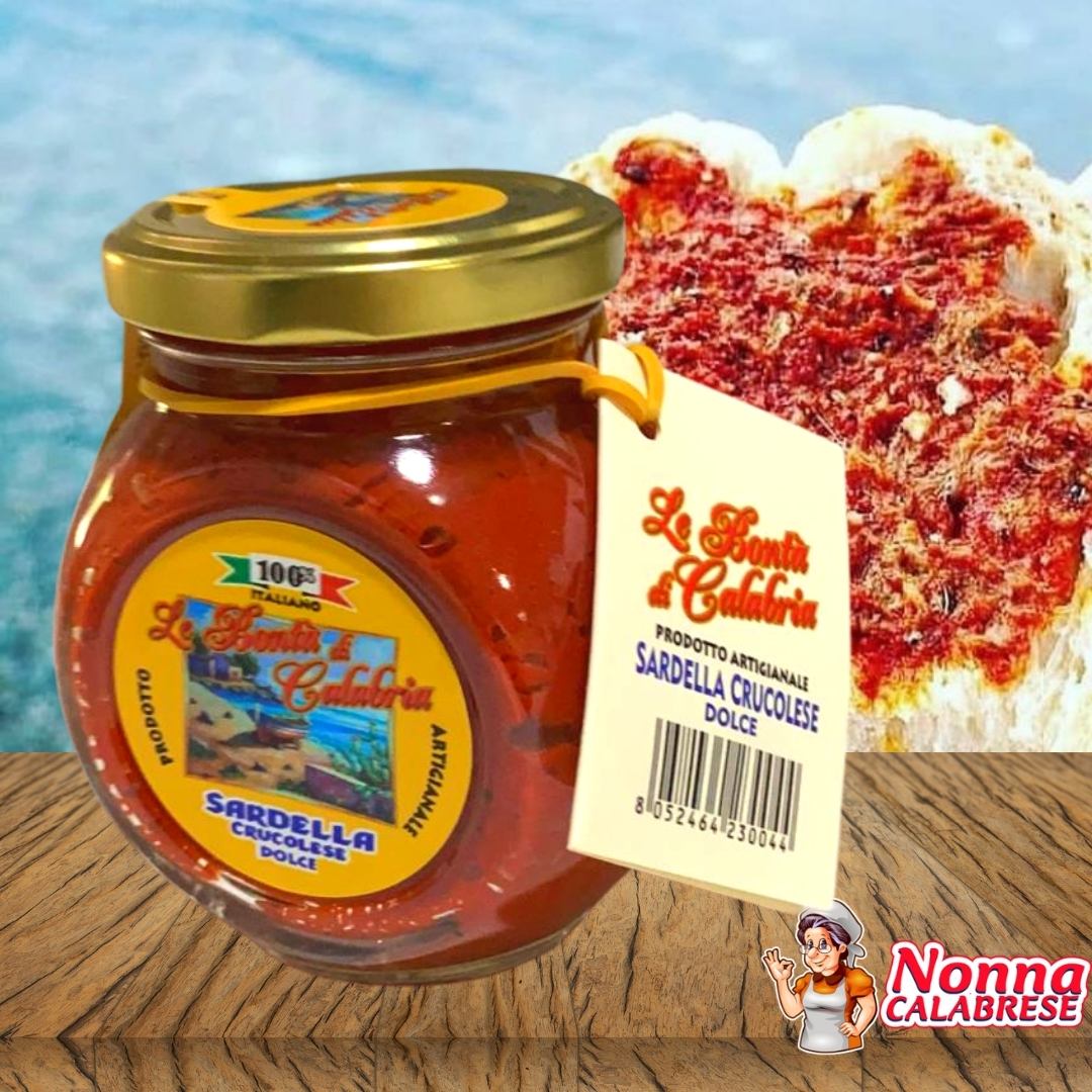 Sardella Calabrese Crucolese Dolce Artigianale Originale 200 g - Nonna Calabrese.it