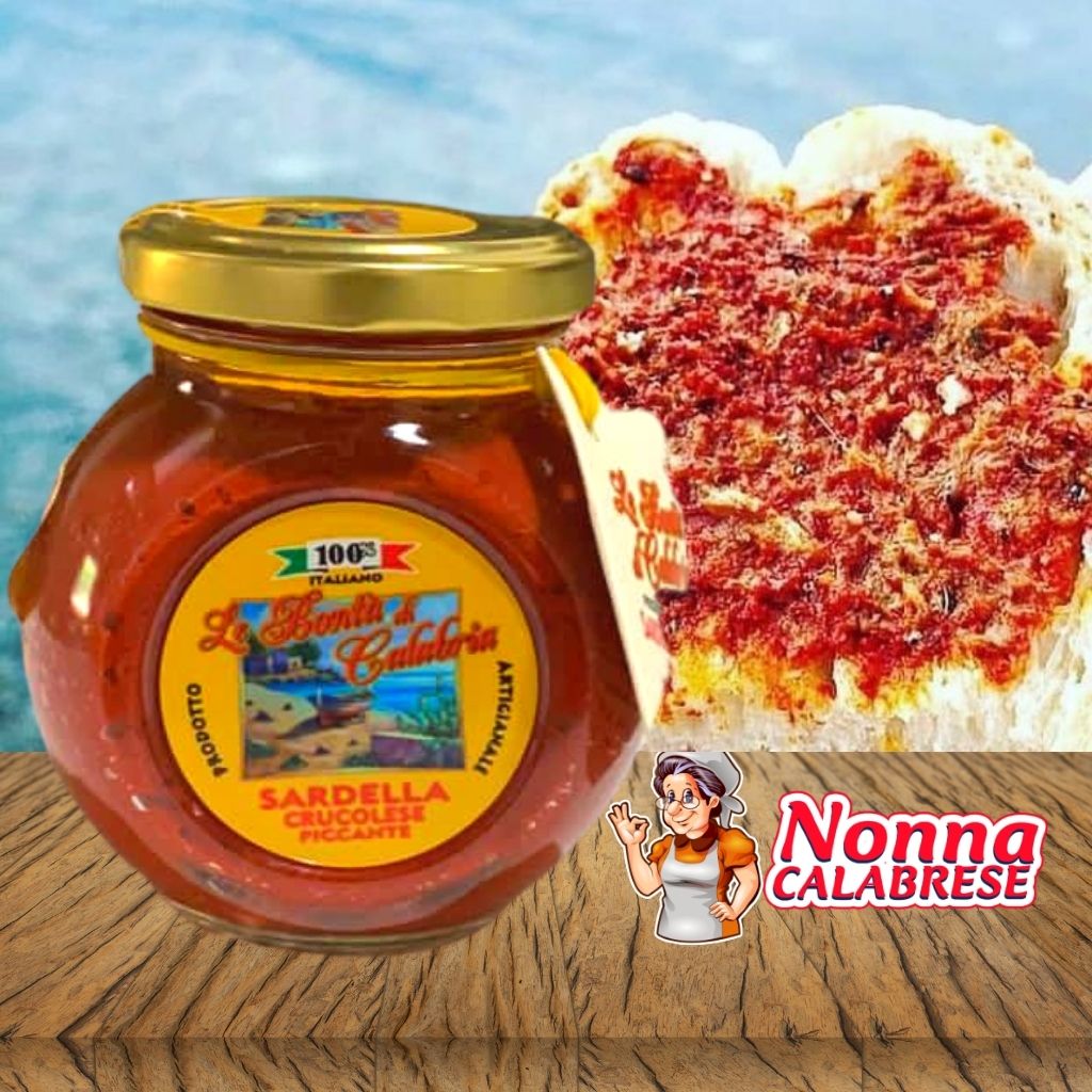 Sardella Crucolese Calabrese Piccante Artigianale Originale 200 g - Nonna Calabrese.it