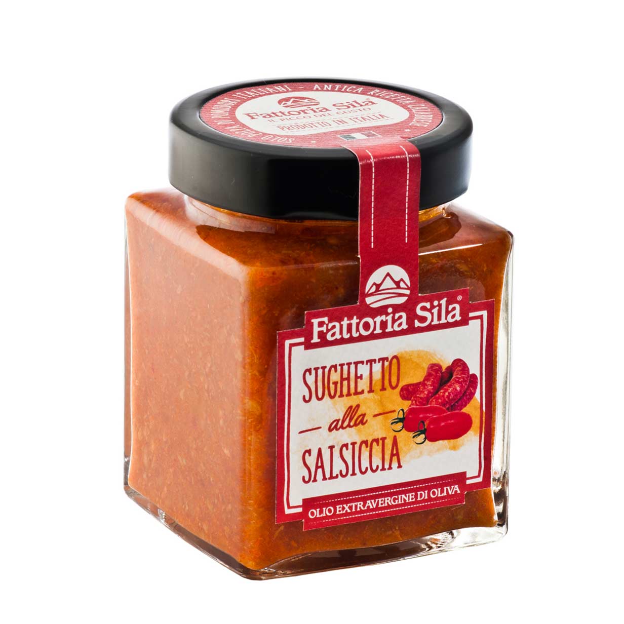 Sugo Piccante alla Salsiccia Calabrese Con ingredienti