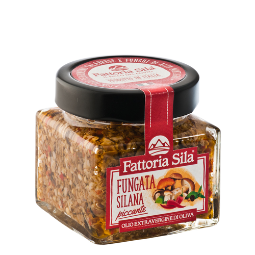 Fungata Silana Piccante Con Puro Peperoncino e Funghi di Alta Montagna della Sila 180gr - Nonna Calabrese.it