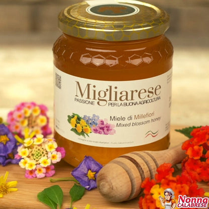 Miele Millefiori Aroma Intenso e Gradevole 500g - Nonna Calabrese.it