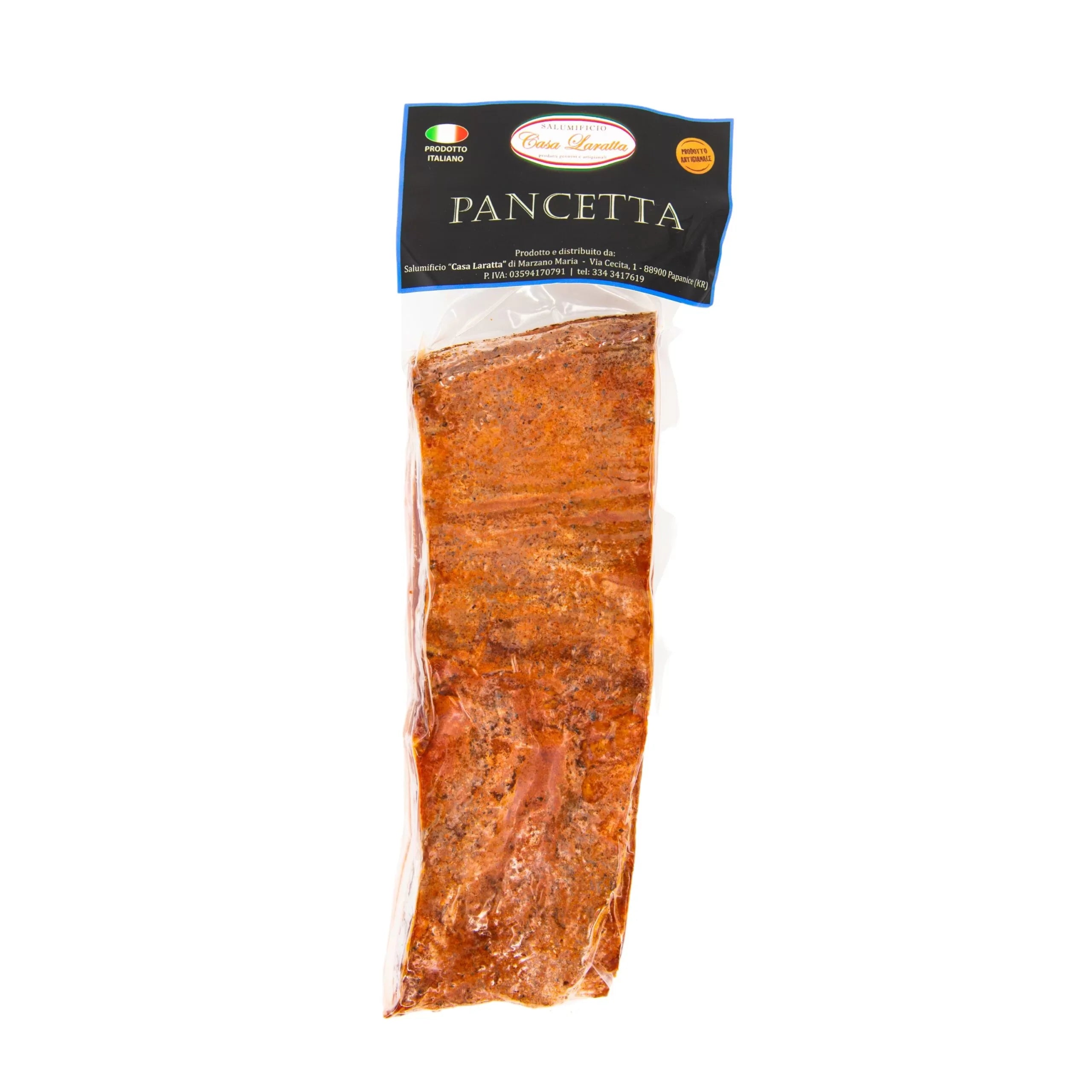 Pancetta Di Papanice Artigianale ad Essiccazione Naturale