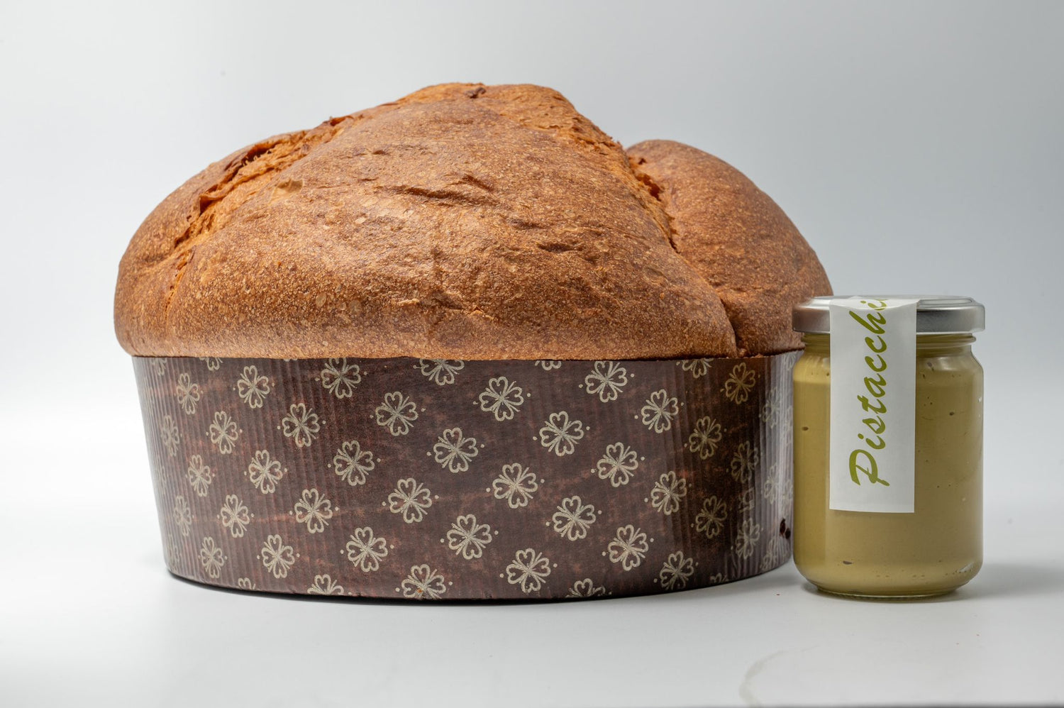 Panettone Artigianale con Crema Spalmabile - PISTACCHIO