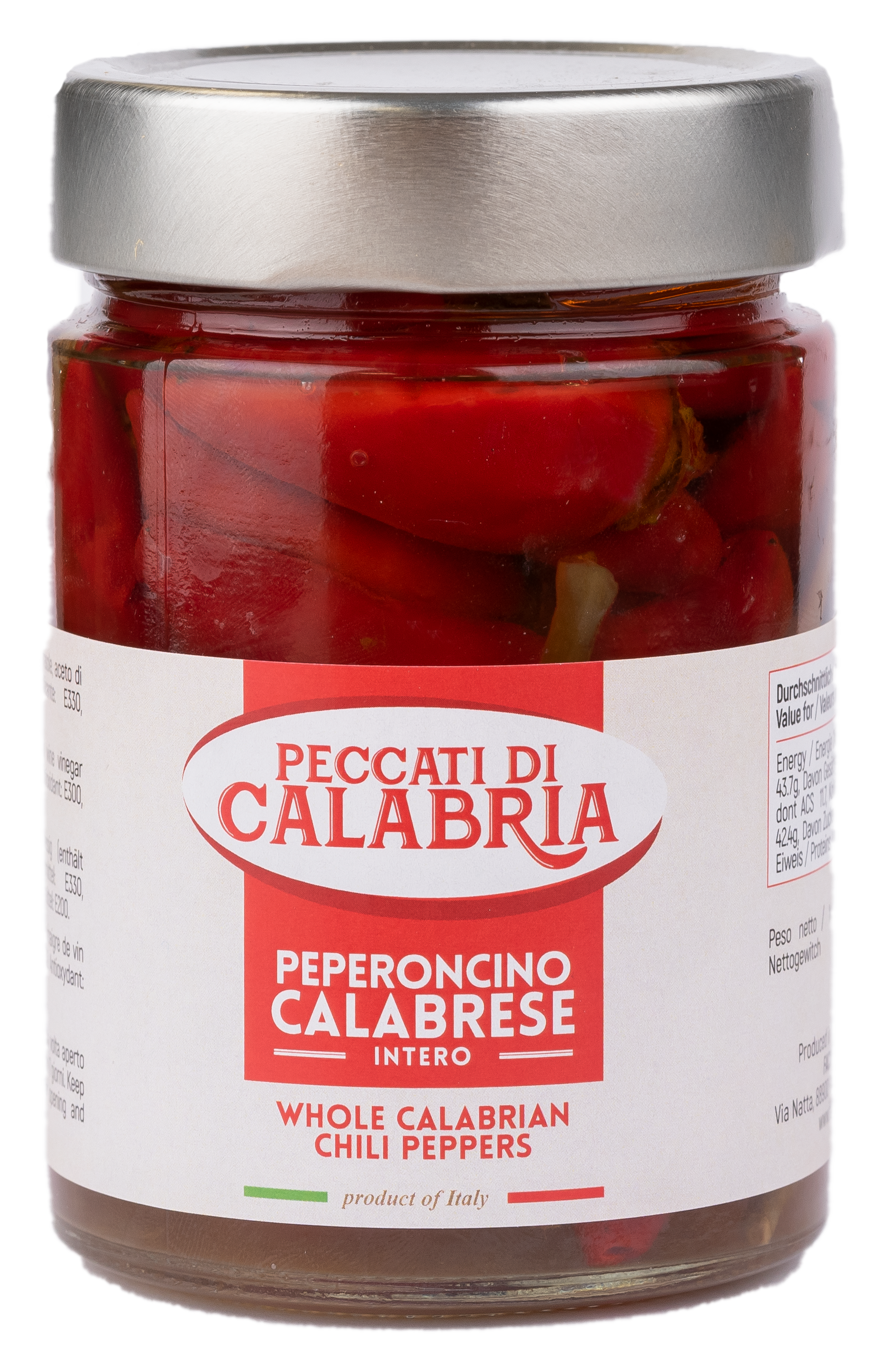 Peperoncino Calabrese intero - Conserve