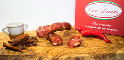 Salsiccia Artigianale Naturale Piccante e Dolce Di Papanice