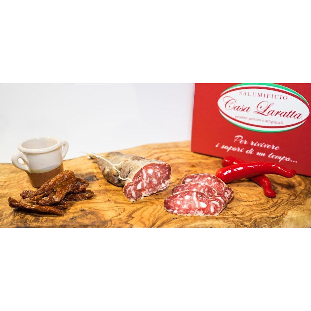 Soppressata Bianca Artigianale di Papanice (kr) 280/300gr. - Nonna Calabrese.it